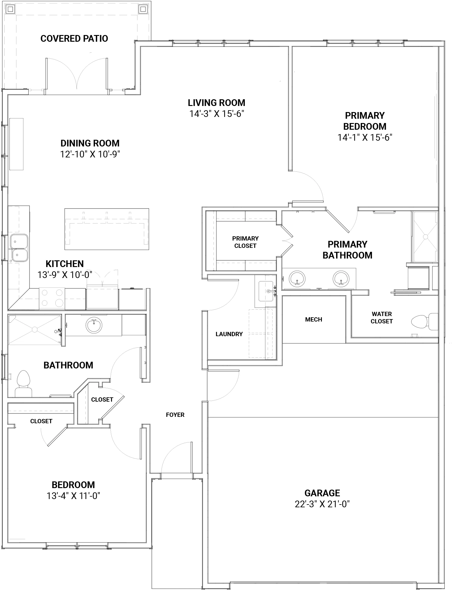 Cedar floor plan